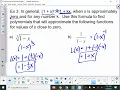 5 5 Linearization and Differentials