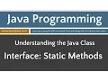 Learn Java Programming - Interface Static Methods Tutorial
