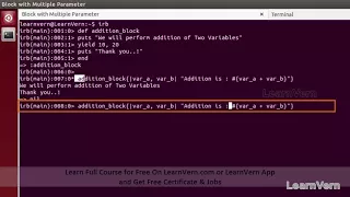 Ruby Block With Multiple Parameter Example 2
