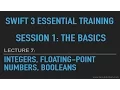 Swift Integers Floating Point Numbers Booleans Lecture 7 Session 1