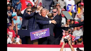 Scanner of Trump rally shooting on July 13 2024 in Butler PA