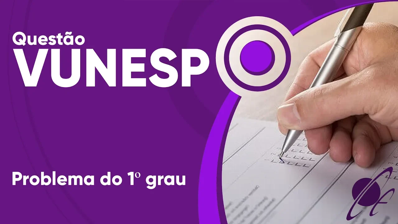 VUNESP 2019 - Sistema de equações (questão resolvida) - P. M. de Suzano (Superior)