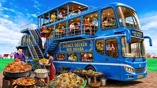 Double Decker Bus Dhaba Restoration Indian Jugaad Bus Restaurant Comedy Hindi Kahani Moral Stories