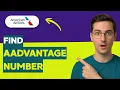 How to Find Your American Airlines AAdvantage Number 2026 Full Guide