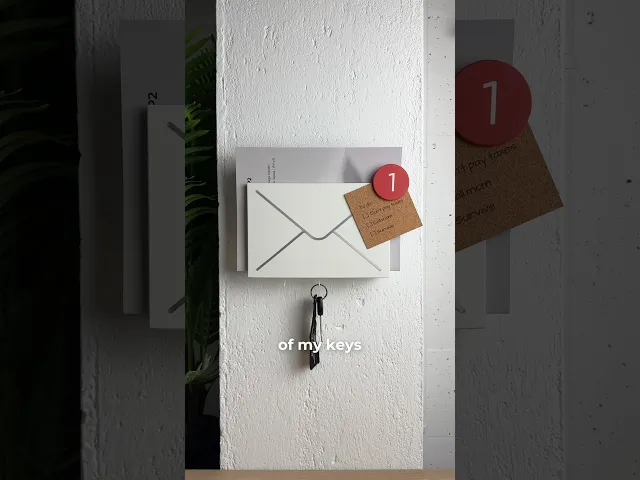 Inbox, Wall-mounted Mail & Key holder. video thumbnail
