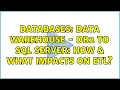 Databases Data Warehouse - DB2 to SQL Server how what impacts on ETL