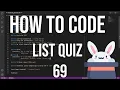 how to code racket - 69 list quiz recursion
