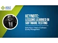 Keith Klain Lesson Learned in Selling Software Testing