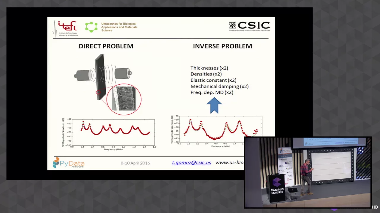 Tomás Gómez Álvarez-Arenas - The solution of inverse problems