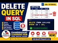 SQL DELETE Query Tutorial in Hindi DELETE Statement with WHERE Clause MySQL Practical Example