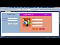 VB NET C Tutorial Create Login Form Where Admin User can login separately Part-13