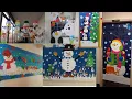 Preschool Winter Decoration Door decoration hanging decoration ideas