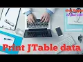 How to print table data in Java swing JTable AmitRanjan