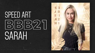 Sarah - BBB21 | Speed Art Adobe Photoshop