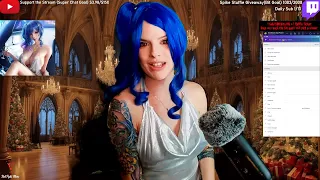 LIVE STREAM CLIP COMP: St. Louis Azur Lane Cosplay | Xmas Karaoke & Crimson Snow Jumpscare