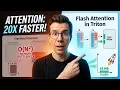 Flash Attention vs Standard Attention 20x Faster in Triton