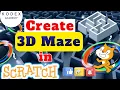 How to Create 3D Maze in Scratch Turn 2D into 3D maze Create Custom Maze from Maze Generator