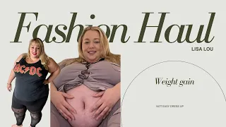 ssbbw lisa lou fashion try on haul dressing up isn t easy but i showed up real struggles
