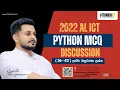2022 AL ICT PYTHON MCQ DISCUSSION