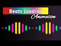 How to Create CSS Beats Loading Animation CSS Wave Animation in Hindi