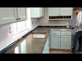 Concrete Countertops Start to Finish Quikrete Mix Stone Polish Metal Trim DIY Off-Grid Build