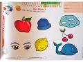 color blue and snail for worksheet 11 and 14