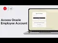 How To Access Oracle Employee Account 2024 Oracle Employee Login Guide