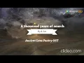 A Thousand Years Of Search -By A Lin - Ancient Love Poetry (OST)