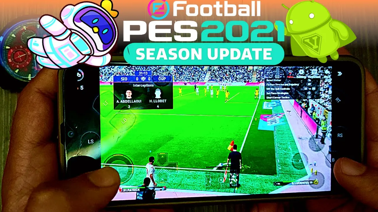 eFootball PES 2021 - Android Gameplay - Chikii Cloud Gaming - PES 21 Mobile 2022