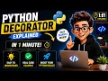 Python Decorators Explained in 90 Seconds