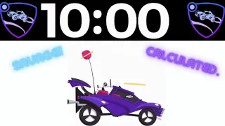 10 minute rocket league countdown timer with music 
