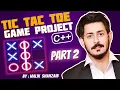 tic tac toe game in hindi using c logic of tic tac toe game in c code using array Part 2 of 4