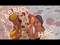 My Latest Fabric Haul Back to School