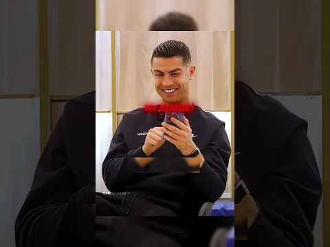 Ronaldo nhìn thấy bức tượng của mình và phản ứng của anh ấy thật vô giá! #shorts #ronaldo #viral