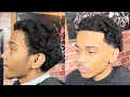 Low Taper On Curls Full Barber Tutorial