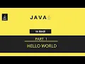 Java Hello World Program How to run compile Java First Program
