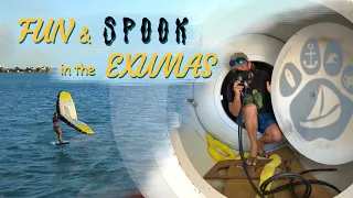 WING FOILING in George Town & we explore an ABANDONED MARINE RESEARCH CENTER ~ Postcard 18