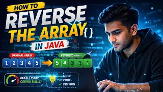 Reverse an Array in Java Easy Logic Interview Question Pryzen Coding School