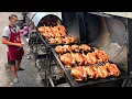 Download Lagu 100's of Chickens Ordered Before Opening! Thai Chef Grilled Chickens on Charcoal | Thai Street Food