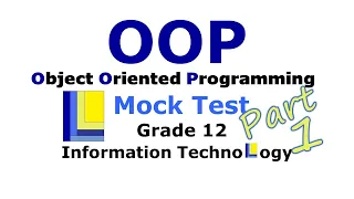 Object Oriented Programming OOP Mock Test Part 1
