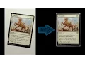 Automatic MTG card sorting Part 2 - Automatic perspective correction with OpenCV
