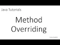 Java Tutorials Method Overriding in Java