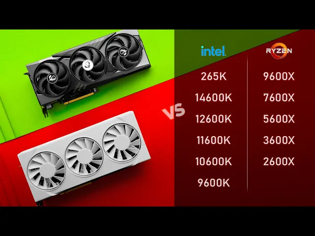 Older CPUs vs RX 9060 XT &amp; RTX 5060 Ti - Mid-Tier CPU Scaling Benchmarks