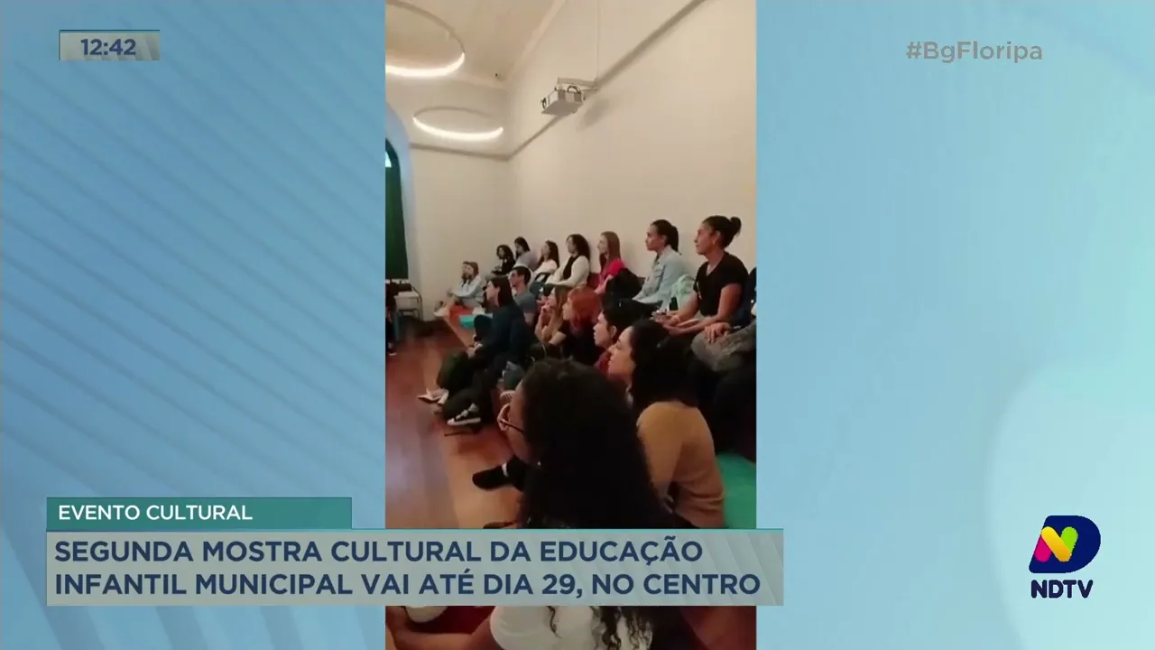 Mostra Cultural da Educação Infantil Municipal é realizada até dia 29 de setembro, em Florianópolis