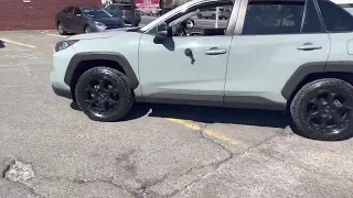 2020 Toyota RAV4 TRD Off Road new tires Went from R18 to R18 Wild Peaks