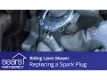 Replacing a Spark Plug on a Riding Lawn Mower