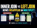 INNER JOIN vs LEFT JOIN in SQL Why Rows Disappear How to Fix Row Bloat