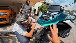FIRST ACCIDENT on the BMW 1300 😕 | Damages Not Much