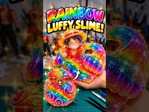 This Rainbow Slime Turns Into Luffy?! 🌈🤯 | One Piece