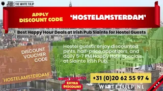 Best Happy Hour Deals at Irish Pub Slainte for Hostel Guests
